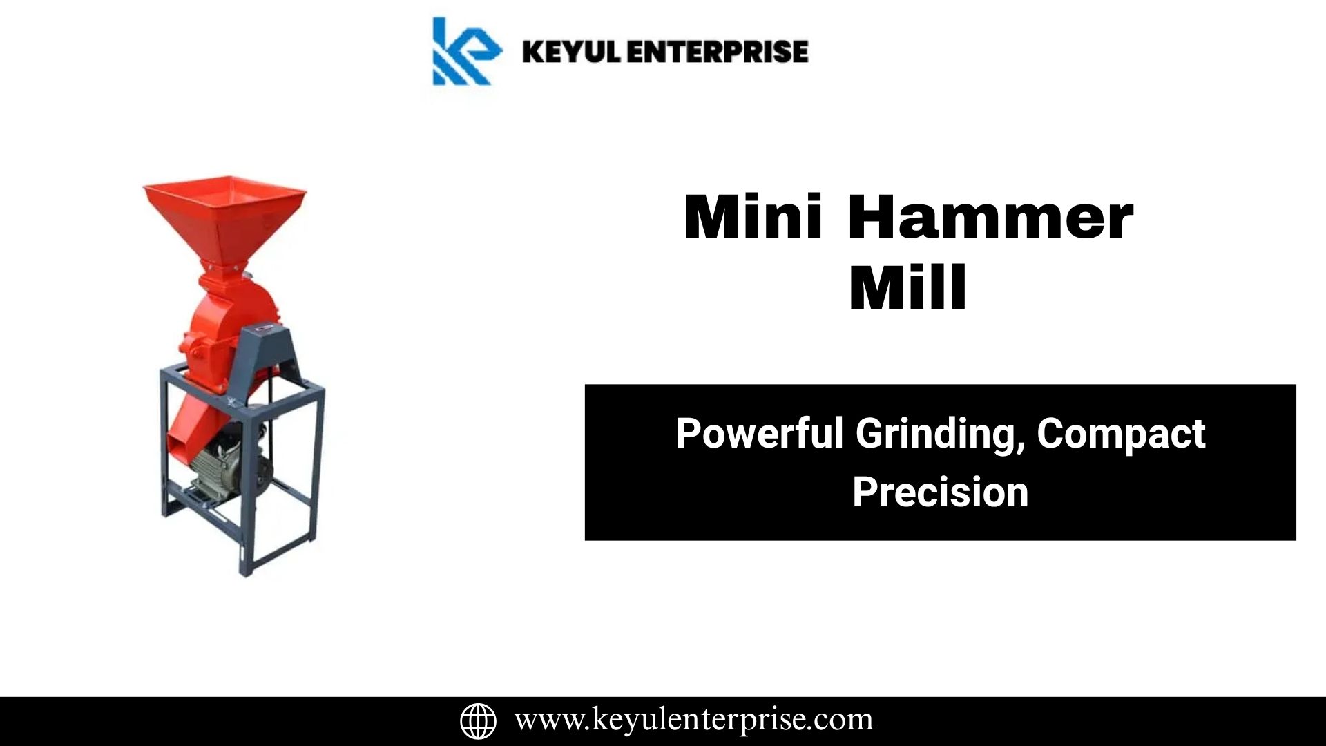 Mini Hammer Mill by Keyul Enterprise: Accuracy Machinery to Crush Material